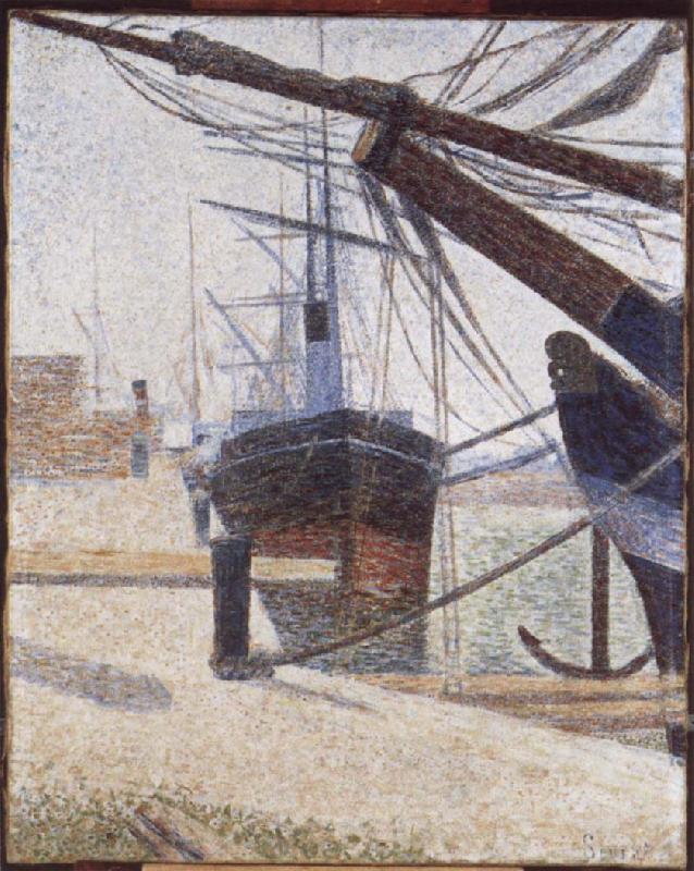 Georges Seurat The Harbour at Honfleur china oil painting image